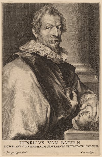 Hendrick van Balen door Paulus Pontius after Sir Anthony van Dyck