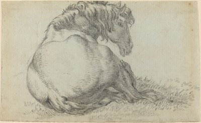 Rustend paard door Paulus Potter