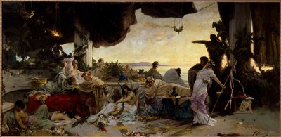 Romeinse orgie door Pavel Alexandrovich Svedomsky
