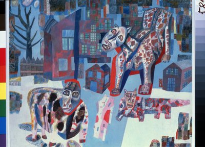 Dieren door Pawel Nikolajewitsch Filonow