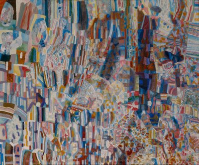 Compositie, 1928-1929 door Pavel Nikolayevich Filonov