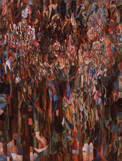 Bloemen van de bloeitijd van de wereld, 1915 door Pavel Nikolayevich Filonov