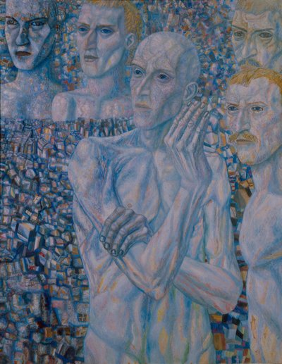 Mannen, begin jaren 1930 door Pavel Nikolayevich Filonov