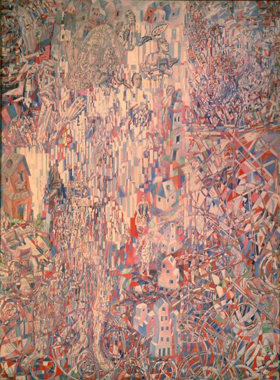 De formule van het proletariaat van Petrograd, 1920-1921 door Pavel Nikolayevich Filonov
