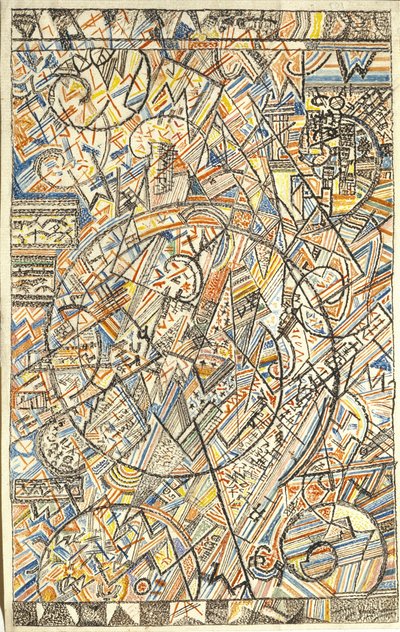De formule van het universum, 1920-1922 door Pavel Nikolayevich Filonov