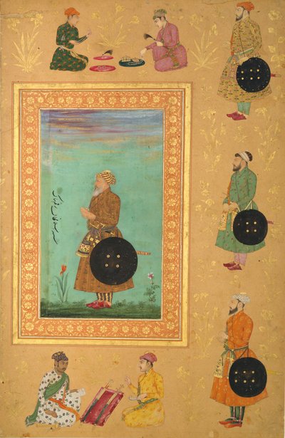 Portret van Islam Khan Mashhadi, 17e eeuw door Payag
