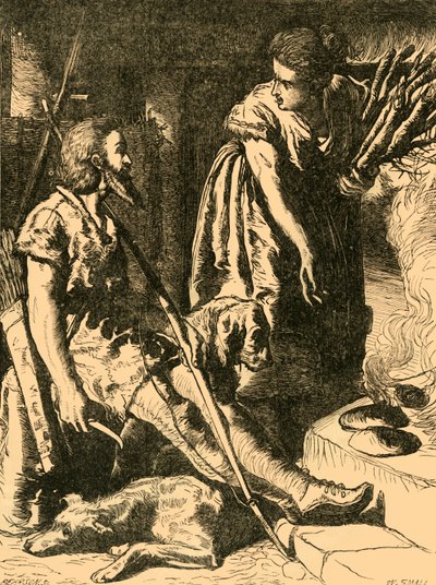 Alfred in de Hut van de Veehoeder door Pearson
