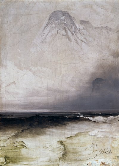 Zee en mist door Peder Balke
