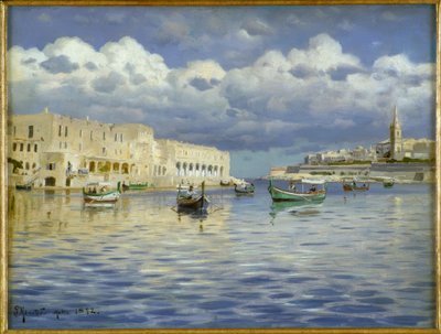 In de haven van Malta door Peder Monsted
