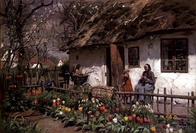 Buiten het Huisje door Peder Monsted