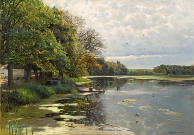 Zonnige Lentedag aan het Water door Peder Monsted