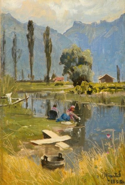P. Mønsted, Wasdag door Peder Monsted
