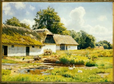 Zomerdag op de boerderij door Peder Monsted