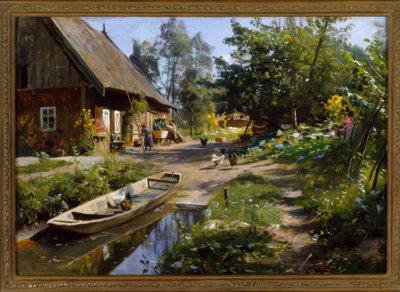 Zonnige dag op het platteland door Peder Monsted
