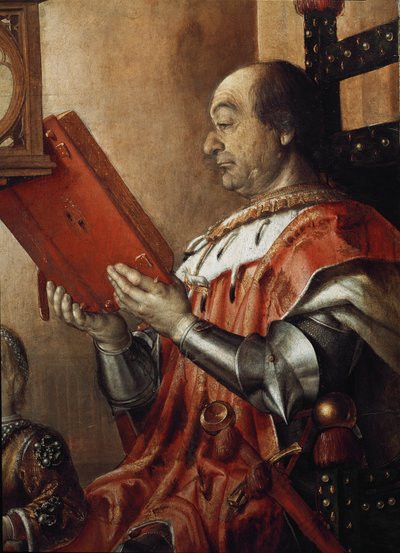 Dubbelportret van Frederik III van Montefeltro door Pedro Berruguete