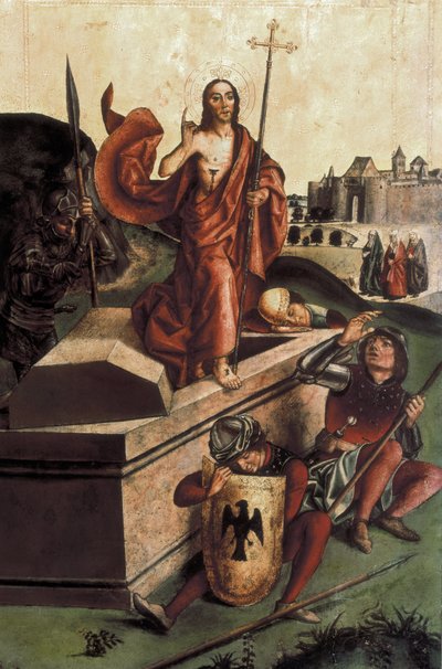 De opstanding van Christus door Pedro Berruguete