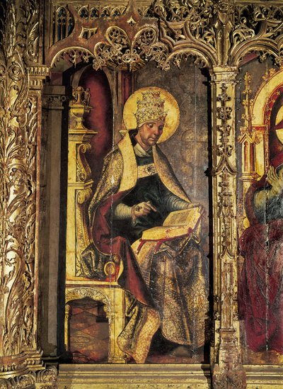 St. Gregorius de Grote door Pedro Berruguete