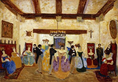 Koloniale Bijeenkomst; Reunion Colonial door Pedro Figari