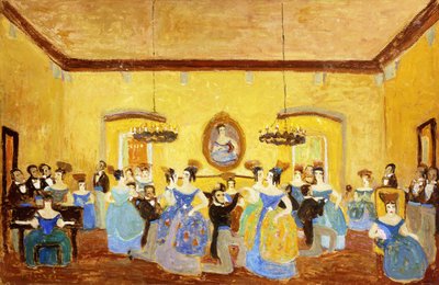 De koloniale minuet door Pedro Figari