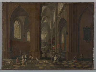 Kerkinterieur door Peeter Neeffs the Elder