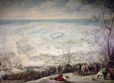 Troepen bij het beleg van Aire Sur La Lys door Peeter Snayers