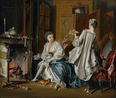 Ochtendtoilet Na François Boucher door Pehr Hilleström