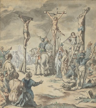 De Kruisiging van Christus, eind 18e eeuw door Pehr Hörberg