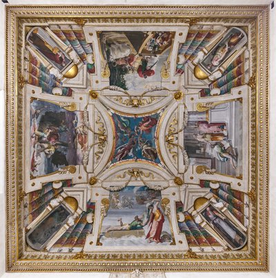 Gewelf met episodes van de Odyssee, Kamer van Ulysses door Pellegrino Tibaldi