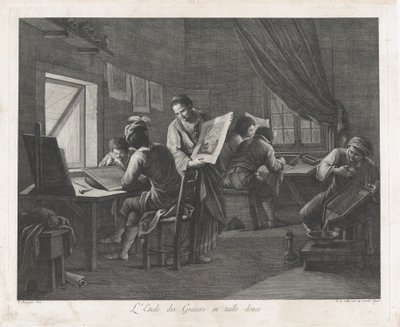 De Drukkerij, 1750-1800 door Pellegrino dal Colle
