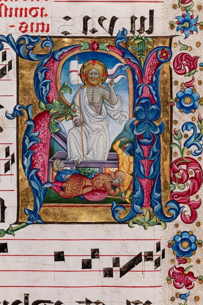 Piccolomini Bibliotheek: koorboek, cod. 101.7, ff. 14r met 