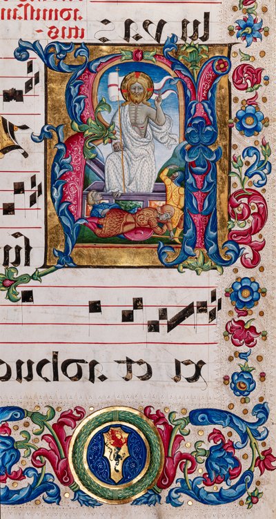 Piccolomini Bibliotheek: koorboek, cod. 101.7, ff. 14r met 