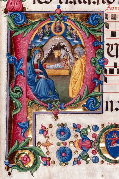 Piccolomini Bibliotheek: koorboek, cod. 102.8, ff. 48r met 