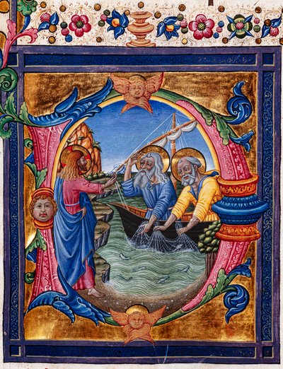 Piccolomini-bibliotheek: koorboek, cod. 11.M, ff. 4r met 