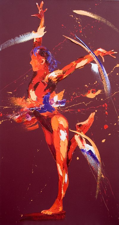 Gymnast Acht, 2011 door Penny Warden