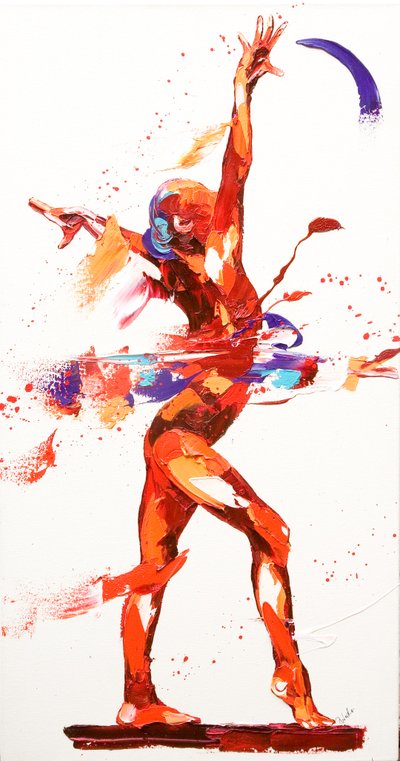 Gymnast Vier door Penny Warden