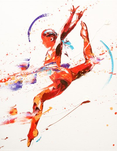Gymnast Twee, 2010 door Penny Warden