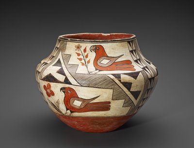Pot (Olla) met Papegaaien. door People Acoma