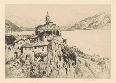 Santa Maria del Sasso, Locarno door Percival Gaskell