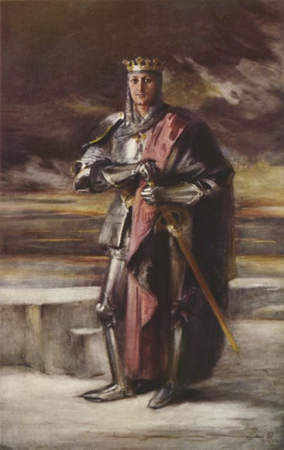 Lewis Waller als Hendrik V door Percy Anderson