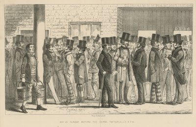 Zondag voor de Derby door Percy Cruikshank