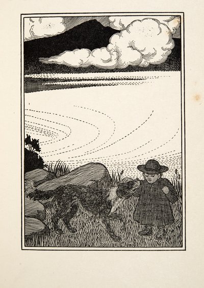 Een kind gered, uit Honderd anekdotes van dieren, pub. 1924 door Percy J. Billingshurst