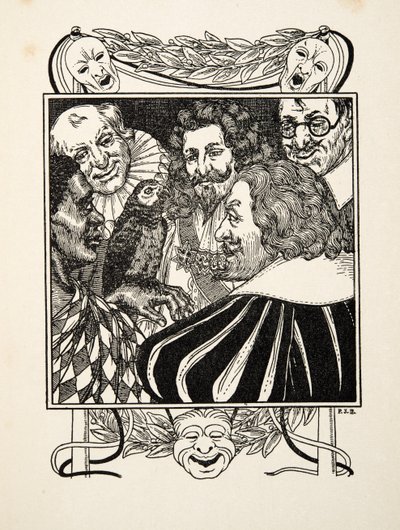 Een pratende papegaai, uit Honderd anekdotes van dieren, pub. 1924 door Percy J. Billingshurst