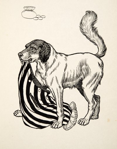 Een goede vinder, uit Honderd anekdotes van dieren, pub. 1924 door Percy J. Billingshurst