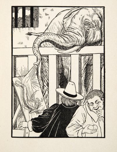Een Gevoel van Belachelijkheid, uit Honderd Anekdotes van Dieren, uitgegeven 1924 door Percy J. Billingshurst