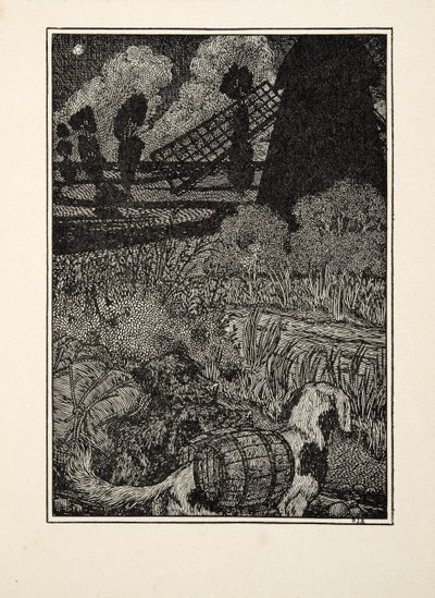 Hondensmokkelaars, uit Honderd Anekdotes van Dieren, uitgegeven 1924 door Percy J. Billingshurst