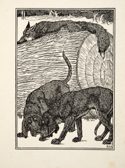Sluw als een Vos, uit Honderd Anekdotes van Dieren, uitgegeven 1924 door Percy J. Billingshurst