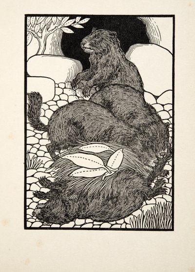 Taakverdeling, uit Honderd anekdotes van dieren, pub. 1924 door Percy J. Billingshurst