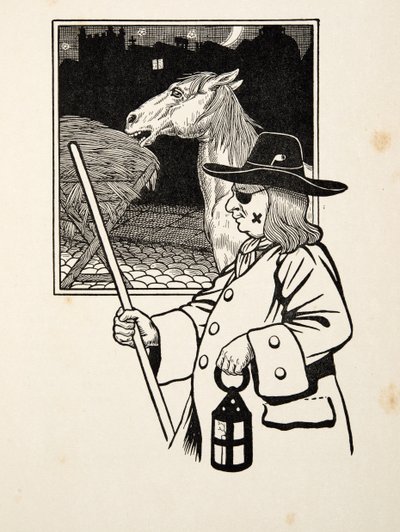 Foerageren, uit Honderd anekdotes van dieren, pub. 1924 door Percy J. Billingshurst
