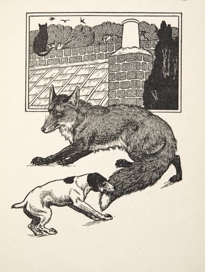 Vossenjacht, uit Honderd anekdotes van dieren, pub. 1924 door Percy J. Billingshurst