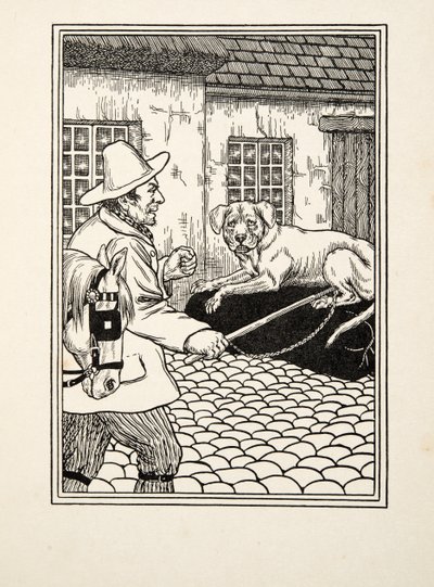 Onverzettelijke trouw, uit Honderd anekdotes van dieren, pub. 1924 door Percy J. Billingshurst